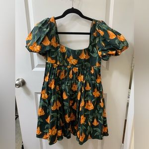 AGUA BY AGUA BENDITA caramelo dress size M